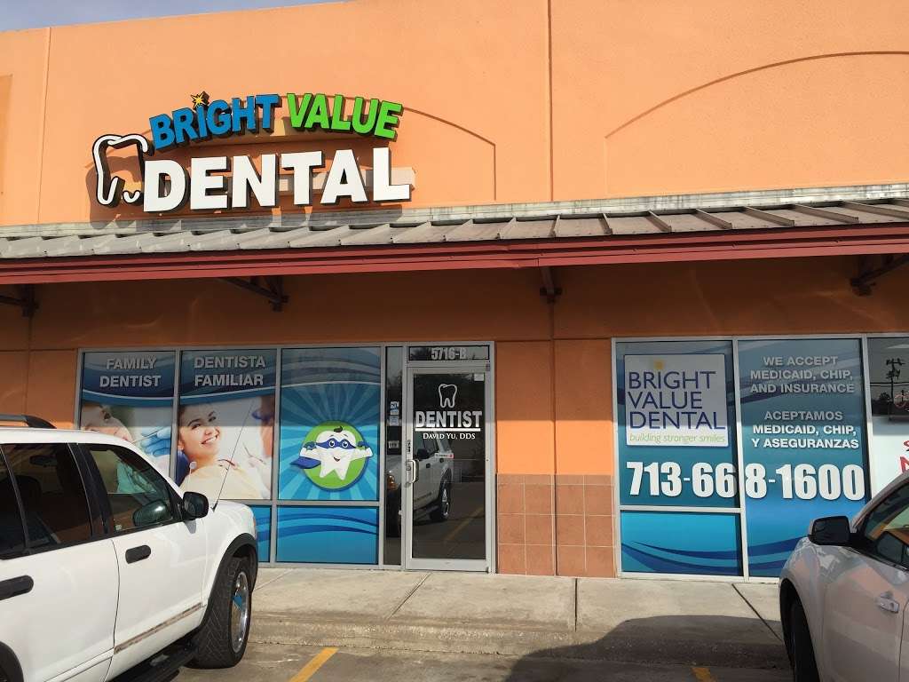 Bright Value Dental - David Yu, DDS | 5716 Bellaire Blvd suite b, Houston, TX 77081, USA | Phone: (713) 668-1600