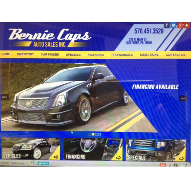Bernie Caps Auto Sales | 211 N Main St, Old Forge, PA 18518, USA | Phone: (570) 451-3529