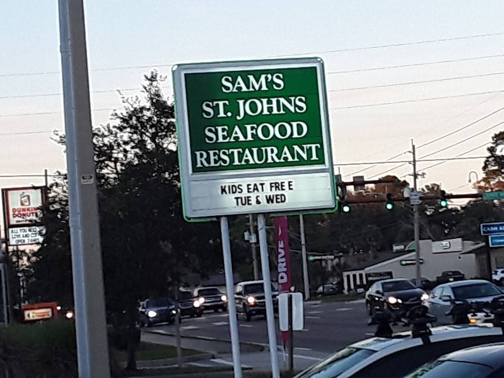 Sams St Johns Seafood Restaurant | 1464 Park Ave #4908, Orange Park, FL 32073, USA | Phone: (904) 269-1460