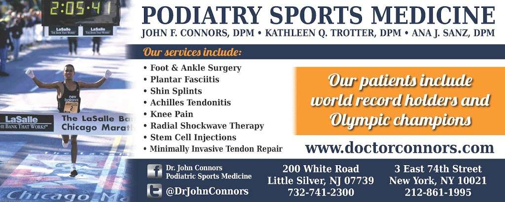 Connors John F DPM | 200 White Rd # 214, Little Silver, NJ 07739, USA | Phone: (732) 741-2300