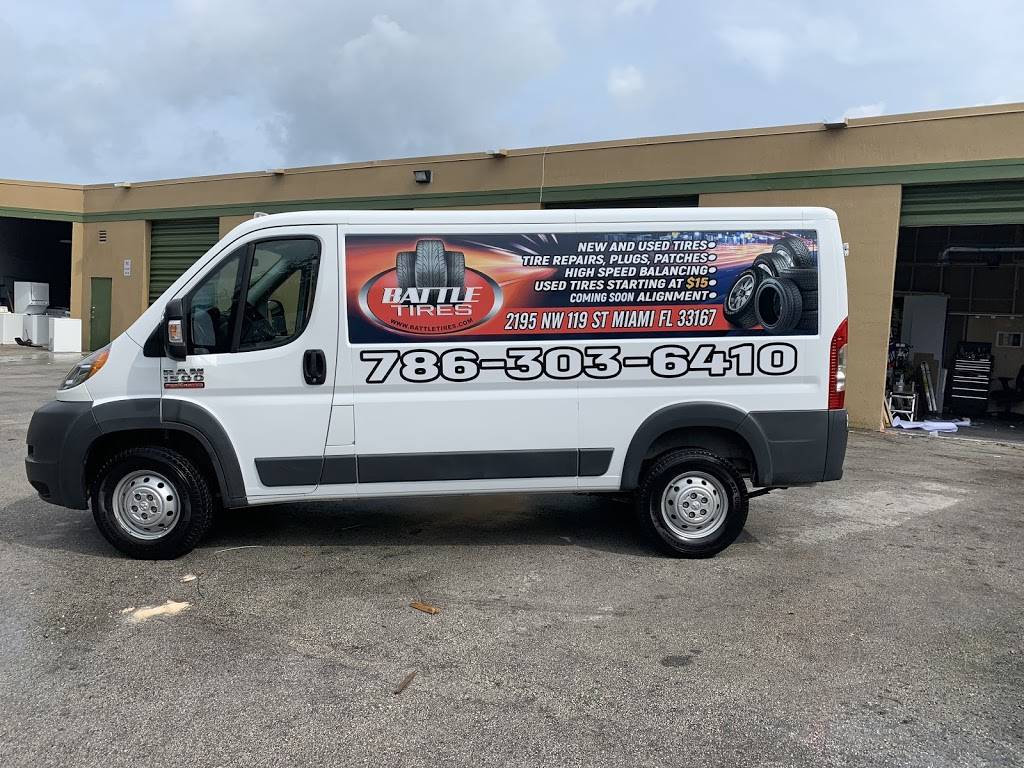 Battle Tires | 2195 NW 119th St, Miami, FL 33167, USA | Phone: (786) 303-6410