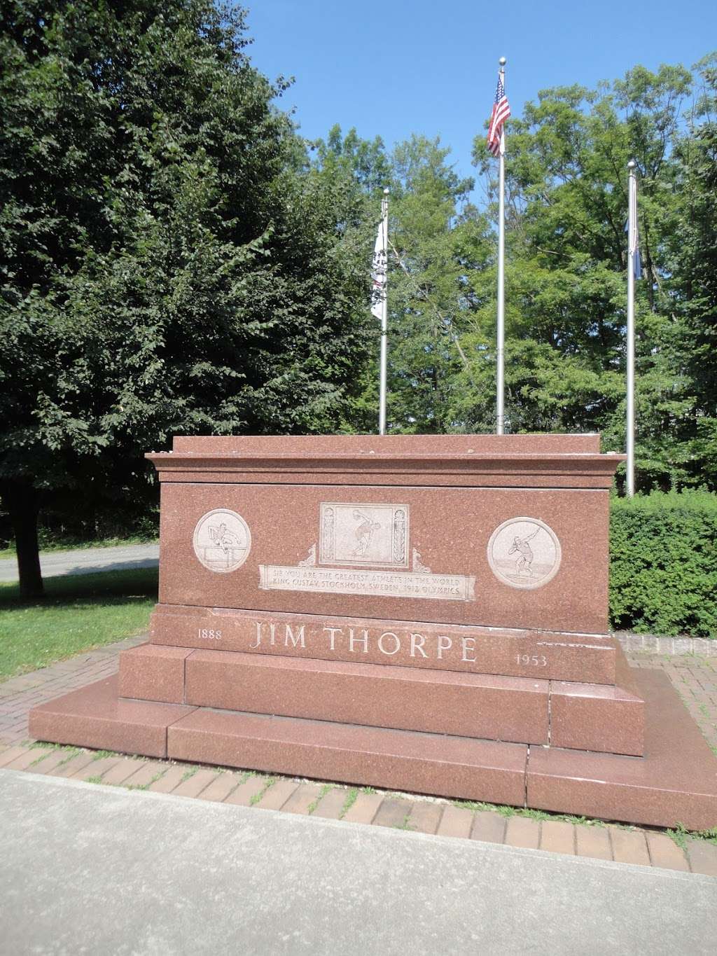 Jim Thorpes Grave | 1 Joe Boyle Cir, Jim Thorpe, PA 18229, USA