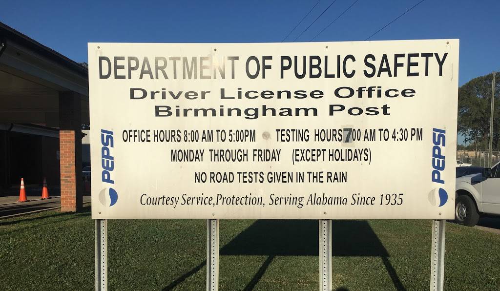 Public Safety-Drivers License | 908 Bankhead Hwy W, Birmingham, AL 35201, USA | Phone: (205) 252-7445