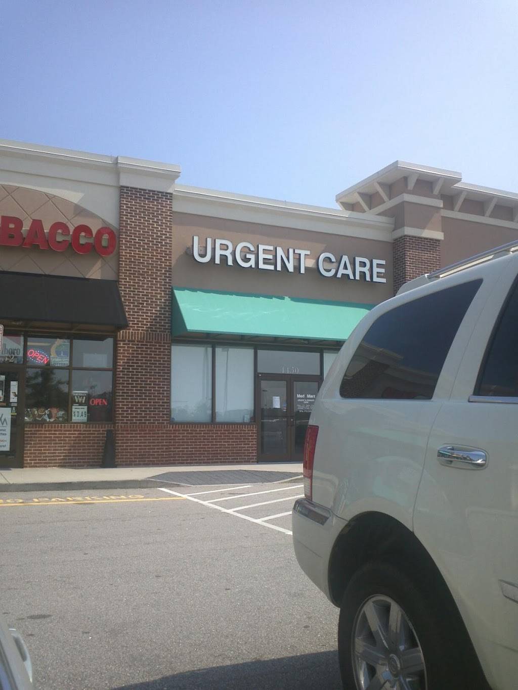 Med Mart Urgent Care | 4450 Fayetteville Rd, Raleigh, NC 27603, USA | Phone: (919) 772-3154