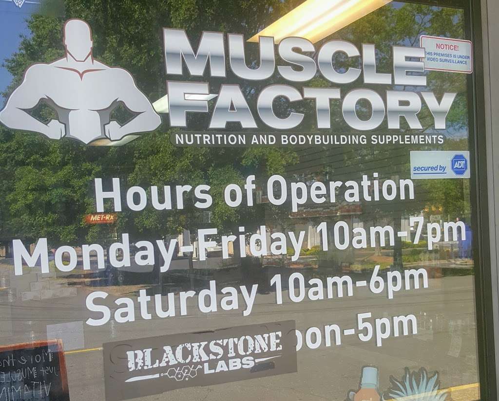 Muscle Factory - Nutrition Supplements | 829 Crossroads Plaza, Fort Mill, SC 29708 | Phone: (803) 802-0737