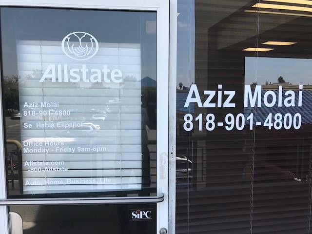 Aziz Molai: Allstate Insurance | 17607 Sherman Way Ste 203, Van Nuys, CA 91406 | Phone: (818) 901-4800