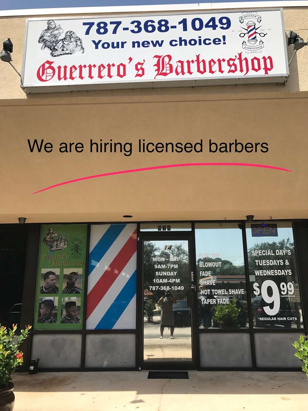 Guerreros Barbershop | 910 Sand Lake Rd #14, Altamonte Springs, FL 32714 | Phone: (321) 972-2663