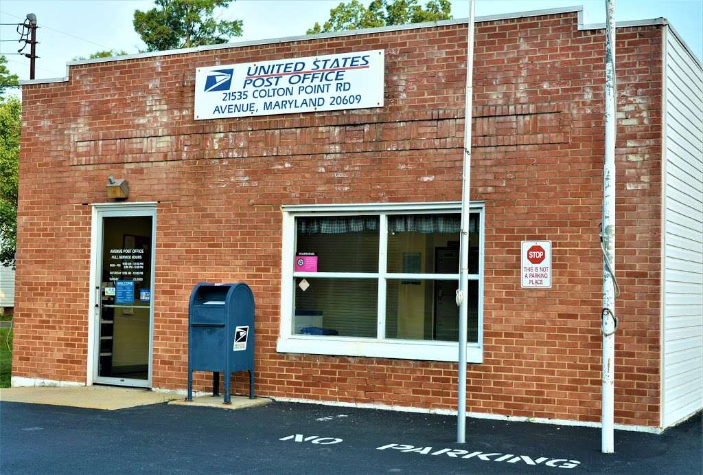 United States Postal Service | 21535 Colton Point Rd, Avenue, MD 20609 | Phone: (800) 275-8777