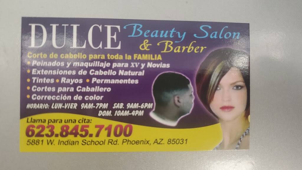 Dulces Beauty Salon | 5881 W Indian School Rd, Phoenix, AZ 85031, USA | Phone: (623) 845-7100