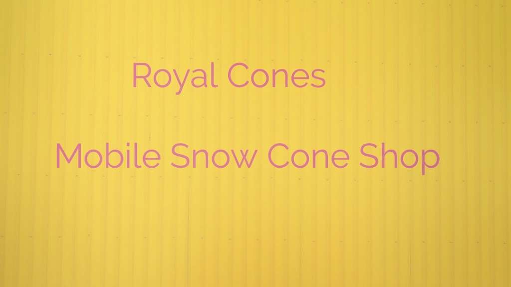 Royal Cones | Lot D-6, 1620 Peach Leaf St, Houston, TX 77039, USA | Phone: (832) 609-9624