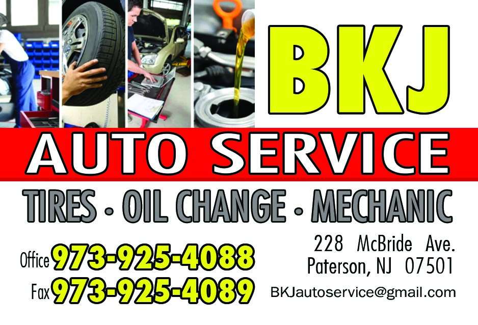 Bkj Auto Service | 228 McBride Ave, Paterson, NJ 07501, USA | Phone: (973) 925-4088