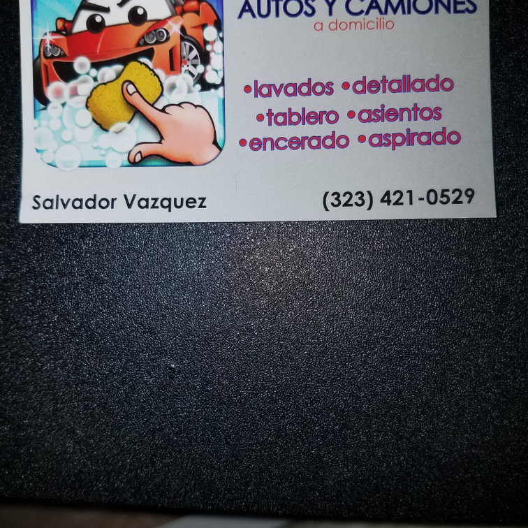 Salvador Vazquez.Lavados de autos y camiones a domicilio | 5068 Randolph St, Bell, CA 90201, USA | Phone: (323) 421-0529