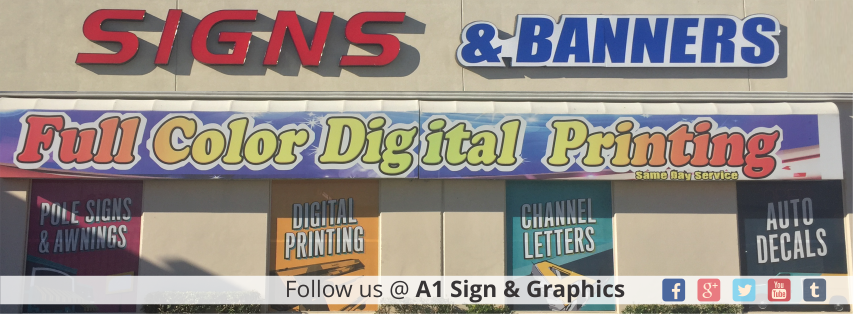 A1 Sign & Graphics | 11181 Harry Hines Blvd Suite #127, Dallas, TX 75229, USA | Phone: (214) 799-3395