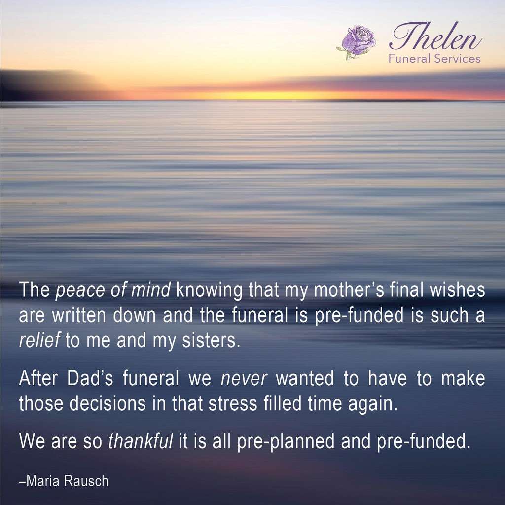 Thelen Funeral Services | W309S4840 Commercial Dr, North Prairie, WI 53153, USA | Phone: (262) 392-4251