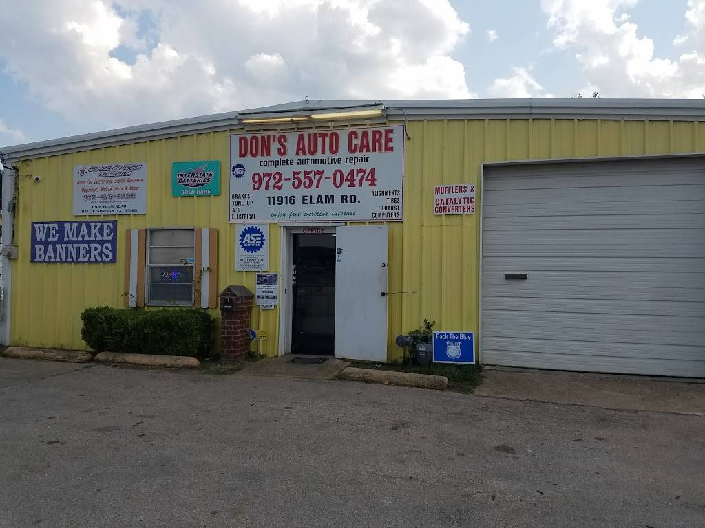 Dons Auto Care | 11916 Elam Rd, Balch Springs, TX 75180 | Phone: (972) 557-0474