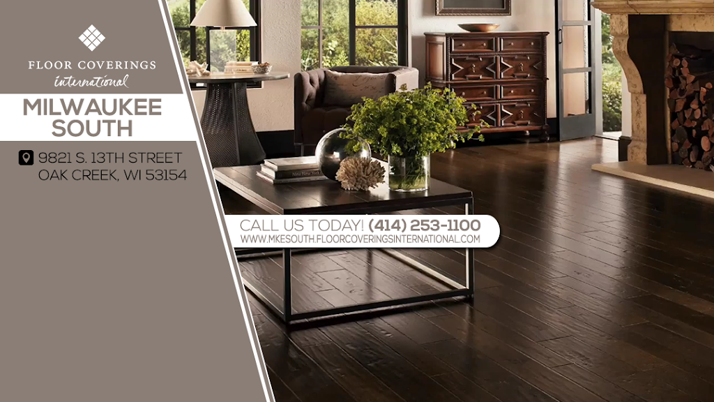 Floor Coverings International Milwaukee South | 9821 South 13th Street, Oak Creek, WI 53154, USA | Phone: (414) 253-1100