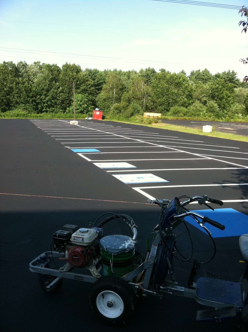 Pin Point Line Striping & Marking | 23 Old Nashua Rd, Amherst, NH 03031, USA | Phone: (603) 384-1599