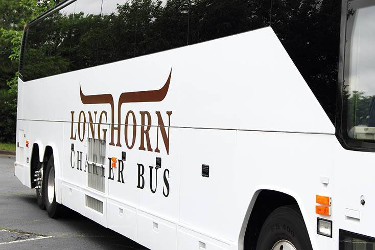 Longhorn Charter Bus Arlington | 1615 W Abram St #201, Arlington, TX 76013, USA | Phone: (817) 382-5310