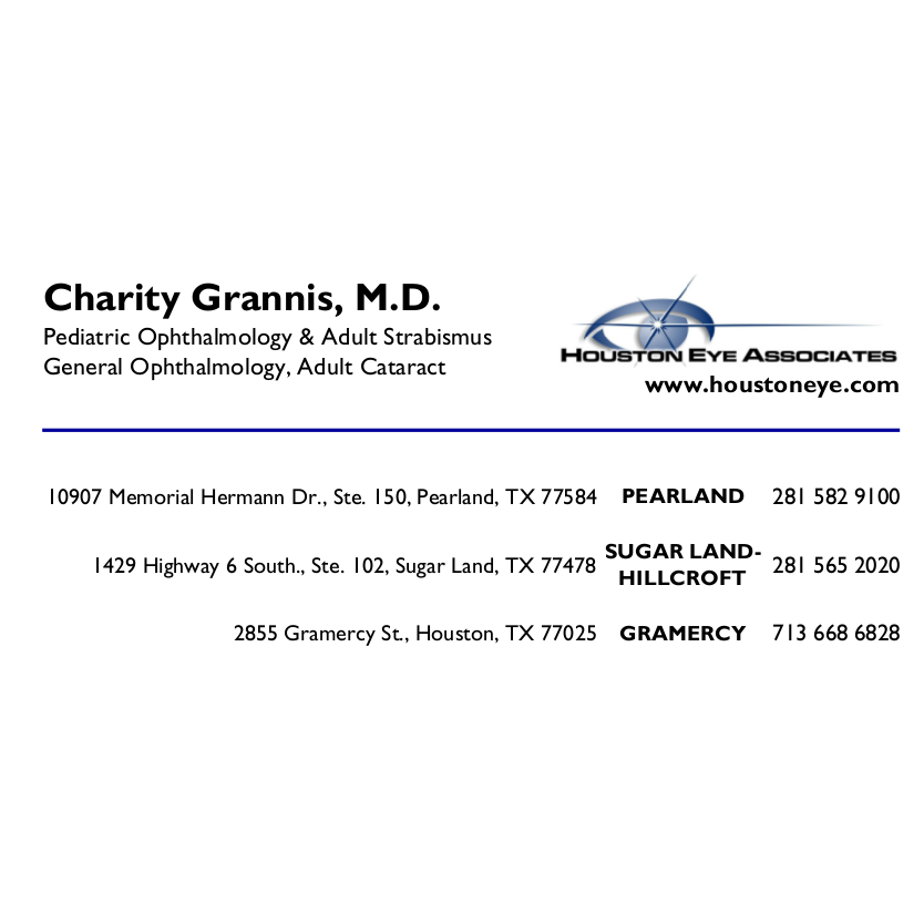 Dr. Charity H. Grannis, MD | 10907 Memorial Hermann Dr #150, Pearland, TX 77584, USA | Phone: (281) 582-9100