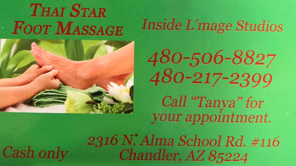 Thai Star Foot Massage | 2316 N Alma School Rd #116, Chandler, AZ 85224 | Phone: (480) 217-2399