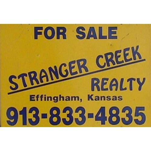 Stranger Creek Realty | 417 Main St, Effingham, KS 66023, USA | Phone: (913) 833-4835