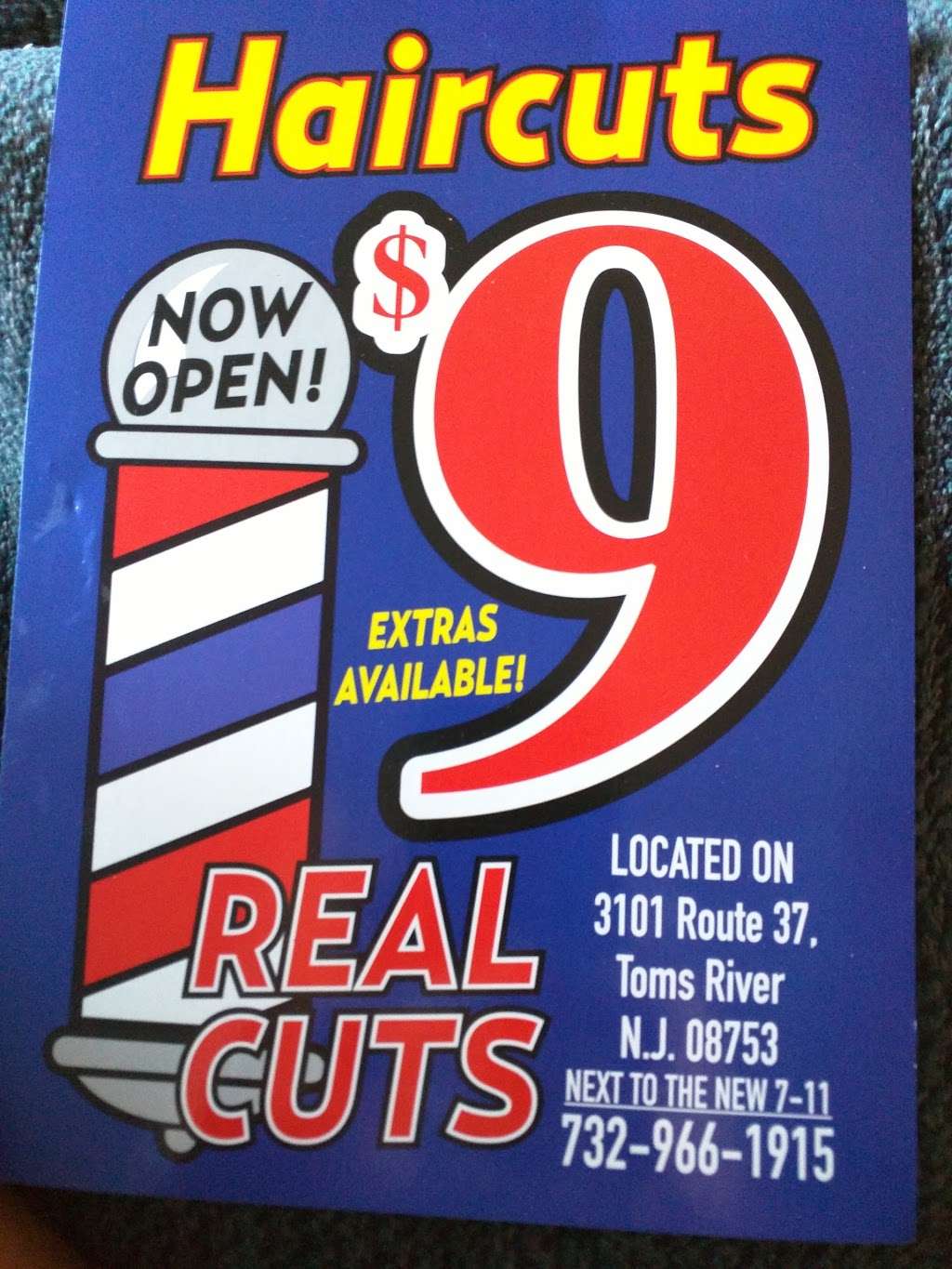 Real Cuts | 3101 NJ-37, Toms River, NJ 08753 | Phone: (732) 966-1915
