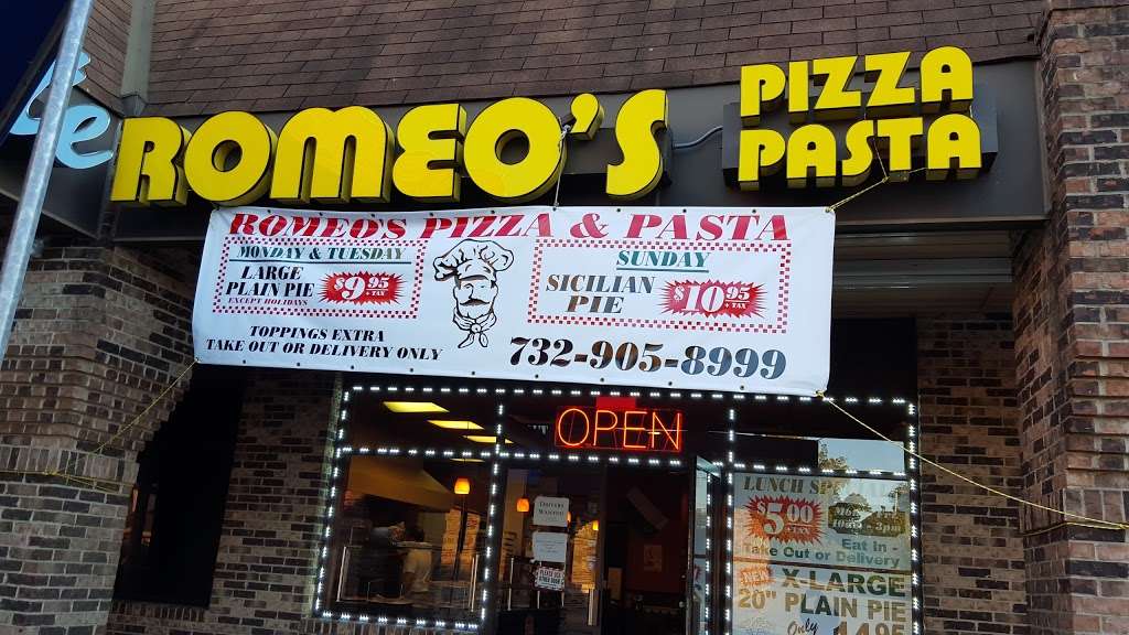 Romeos Pizza & Pasta Factory | 10 S New Prospect Rd, Jackson, NJ 08527, USA | Phone: (732) 905-8999