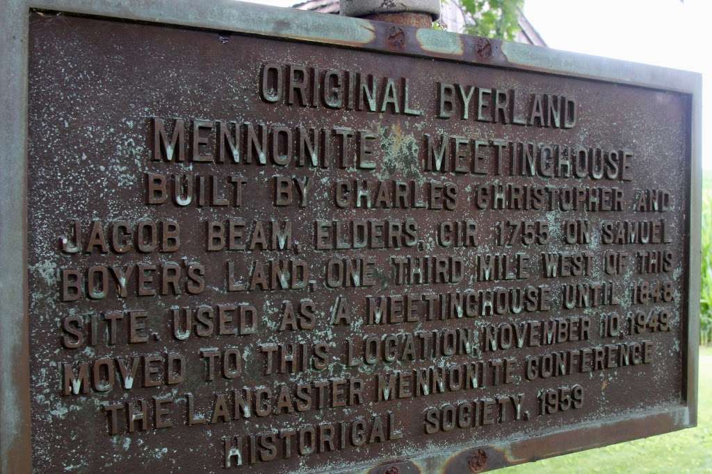 Byerland Mennonite Church | 931 Byerland Church Rd, Willow Street, PA 17584, USA | Phone: (717) 464-5101