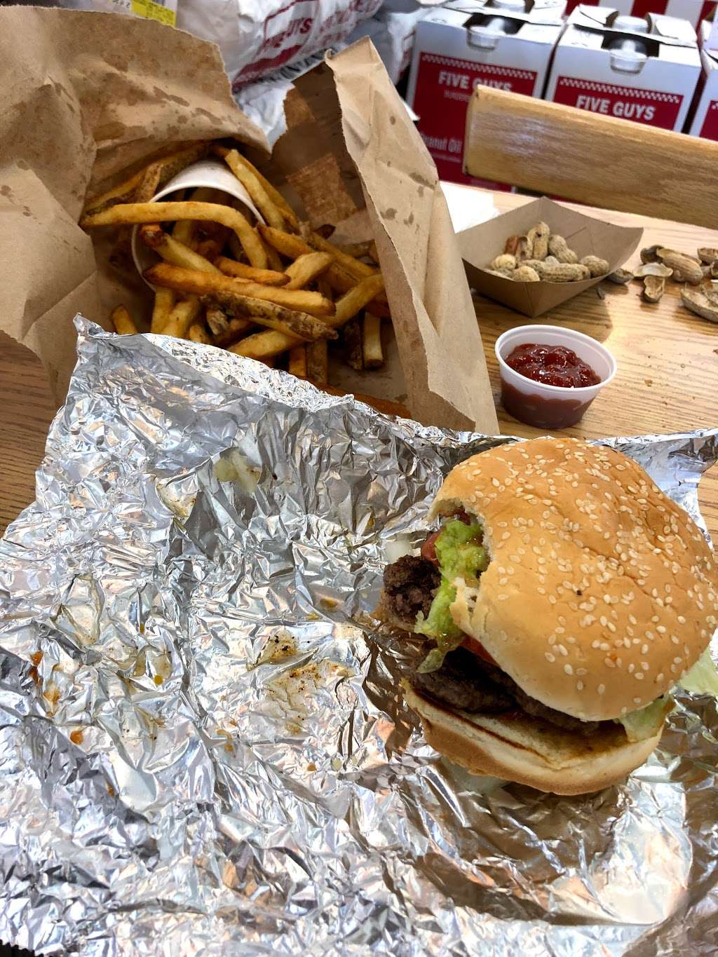 Five Guys | 6927 Fm 1960 At Cutten Rd, Houston, TX 77069, USA | Phone: (281) 880-5555