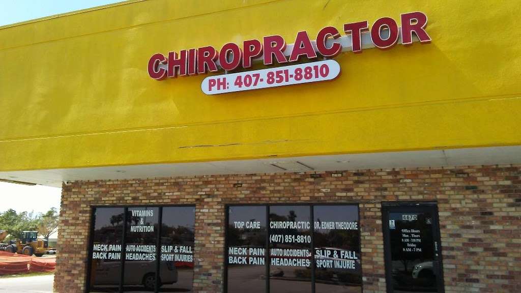 Top Care Chiropractic And Rehabilitation Ctr | 1706, 4670 S Orange Blossom Trail, Orlando, FL 32839 | Phone: (407) 851-8810