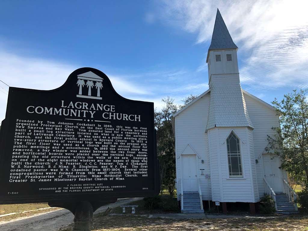 Lagrange mims cemetery | 1635-1661 Old Dixie Hwy, Titusville, FL 32796, USA