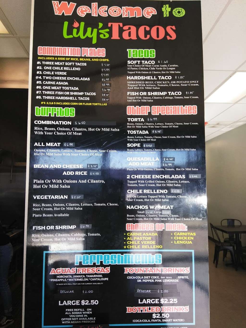 Lilys Tacos | 2855 Foothill Blvd, La Verne, CA 91750 | Phone: (909) 596-5660