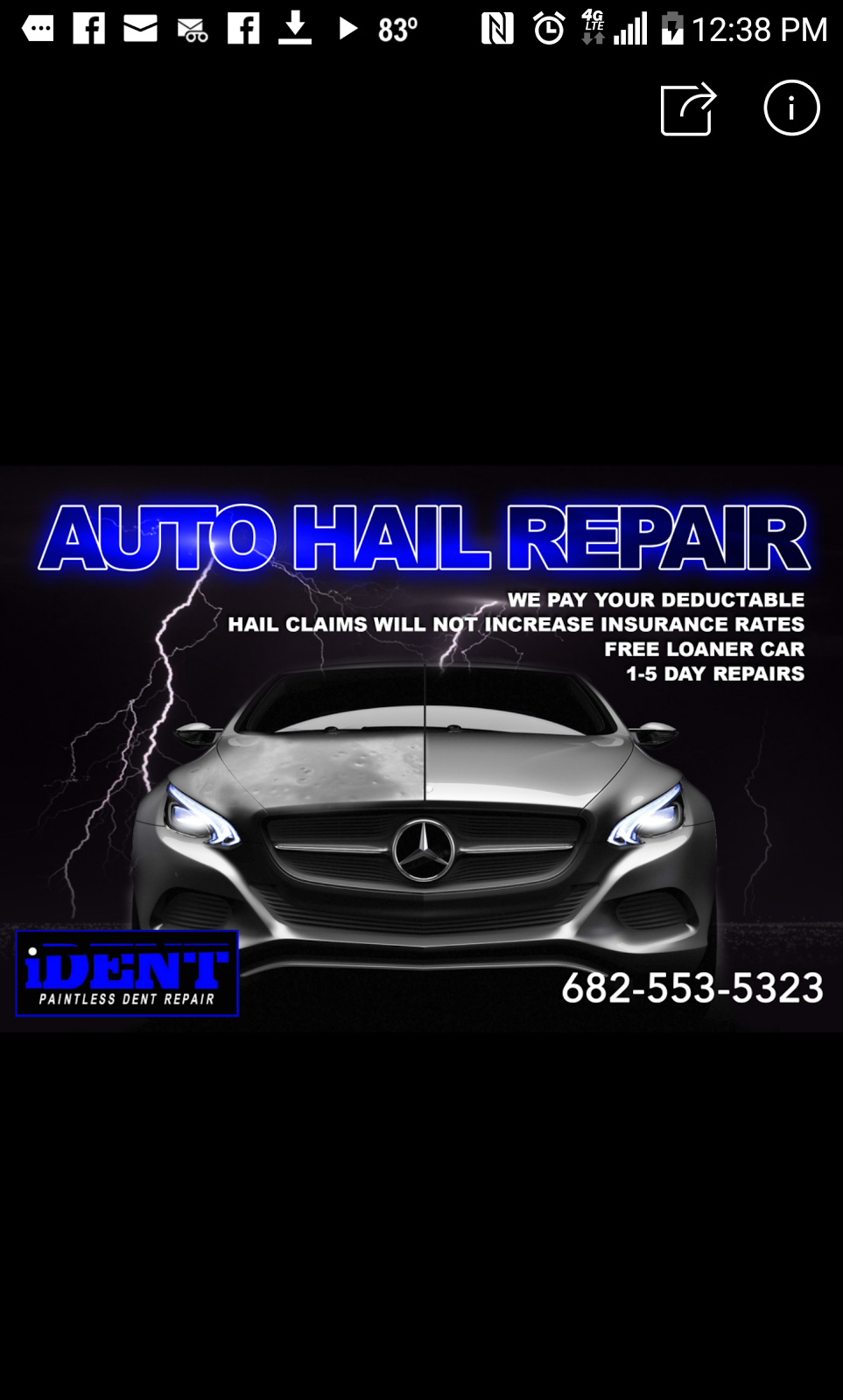 iDent Auto Hail Repair | 7120 Justin Rd, Lantana, TX 76226, USA | Phone: (682) 553-5323