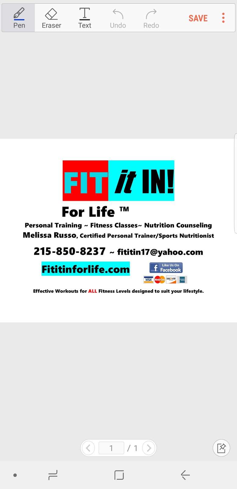FIT it IN For Life | 1801 Butler Pike Apt 156, Conshohocken, PA 19428, USA | Phone: (215) 850-8237