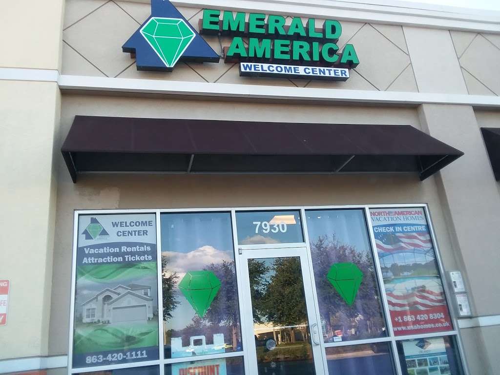Emerald America Welcome Center | 7930 Lake Wilson Rd, Davenport, FL 33896, USA | Phone: (863) 420-1111