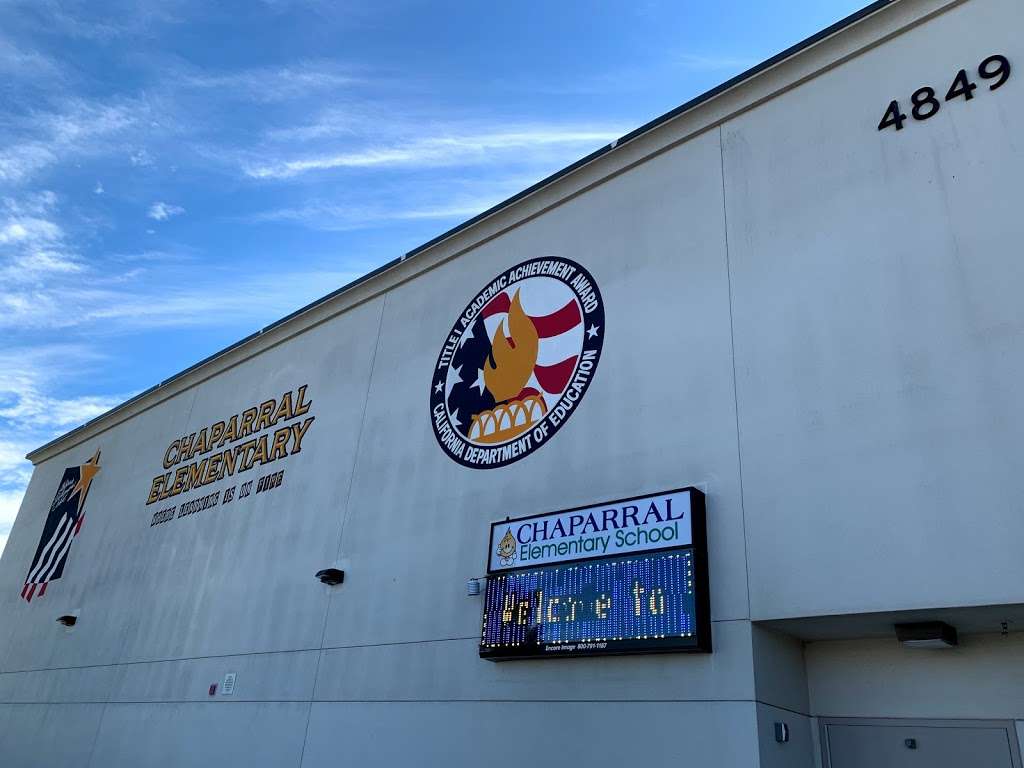 Chaparral Elementary School | 4849 Bird Farm Rd, Chino Hills, CA 91709, USA | Phone: (909) 606-4871