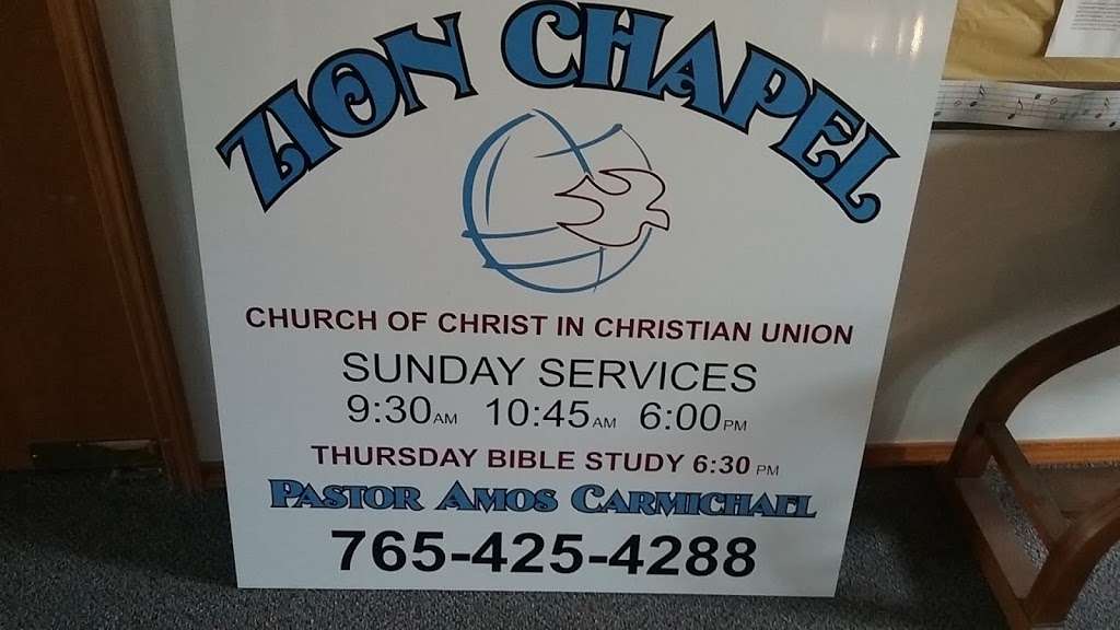 Zion Chapel. Church Of Christ In Christian Union | pastorhbf@yahoo.com / google.com for posts and information from the Church, 748 N 14th St, Elwood, IN 46036, USA | Phone: (765) 425-4288