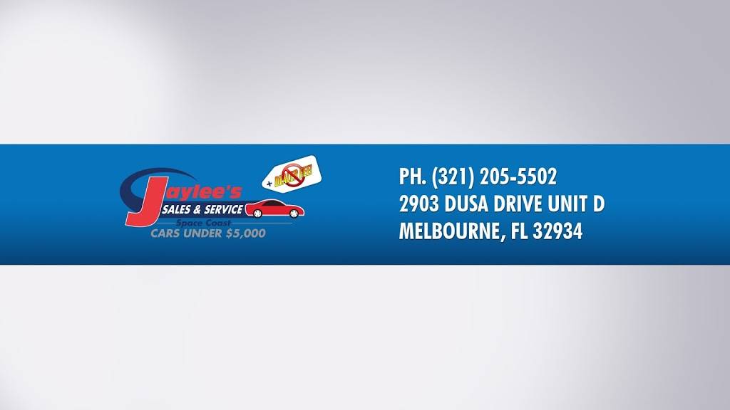 Jaylees Auto Sales, Inc. | 2903 Dusa Dr ste d, Melbourne, FL 32935, USA | Phone: (321) 205-5502