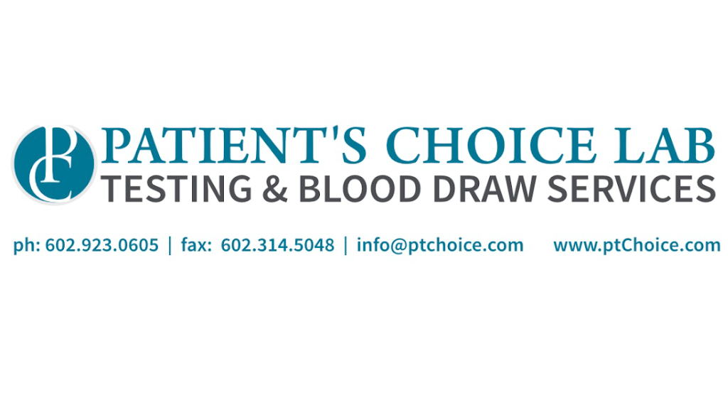 Patients Choice Lab | 777 W Southern Ave STE 215, Mesa, AZ 85210, USA | Phone: (602) 923-0605