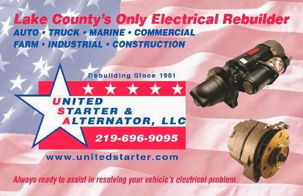 United Starter and Alternator LLC. | 404 Mockingbird Ln, Lowell, IN 46356 | Phone: (219) 696-9095