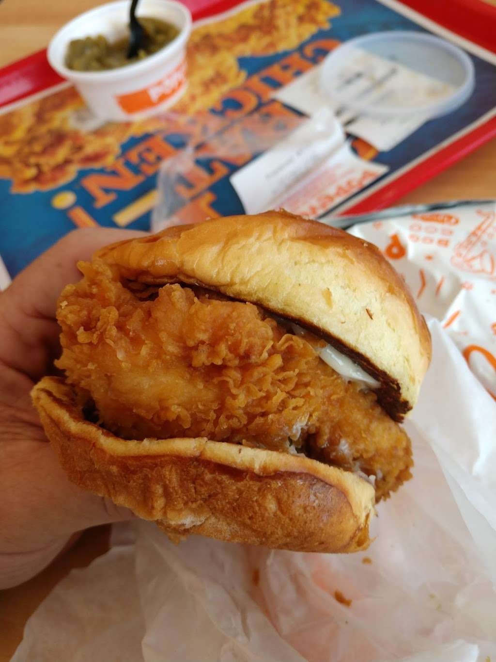 Popeyes Louisiana Kitchen | 116 W Merritt Island Causeway, Merritt Island, FL 32952, USA | Phone: (321) 452-5200