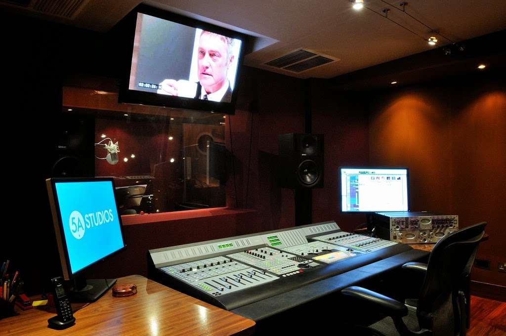 5A Studios - Sound Post Production | 11 Charlotte Mews, Fitzrovia, London W1T 4EQ, UK | Phone: 020 8969 0914