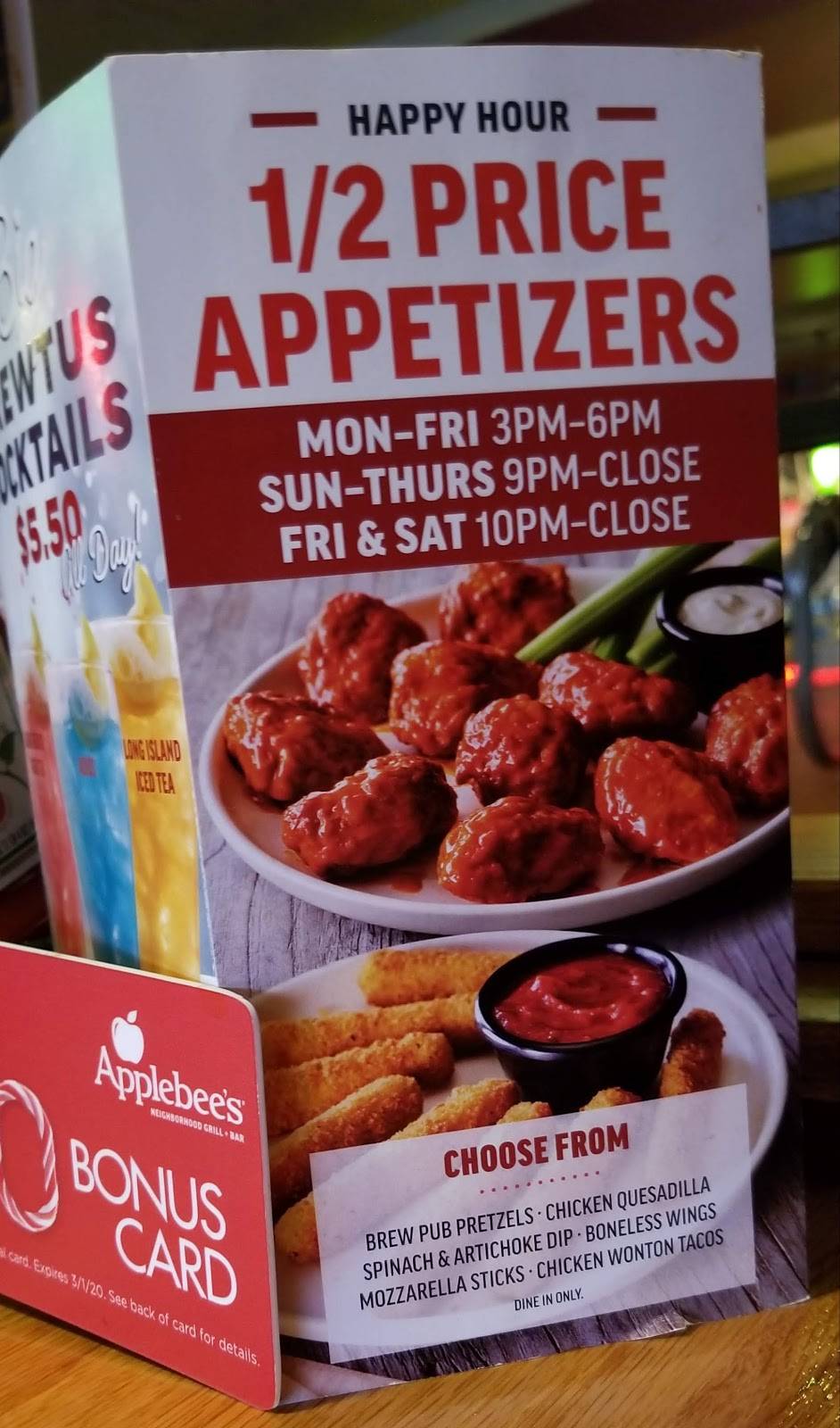 Applebees Grill + Bar | 5658 Mayfield Rd, Lyndhurst, OH 44124, USA | Phone: (440) 646-1540