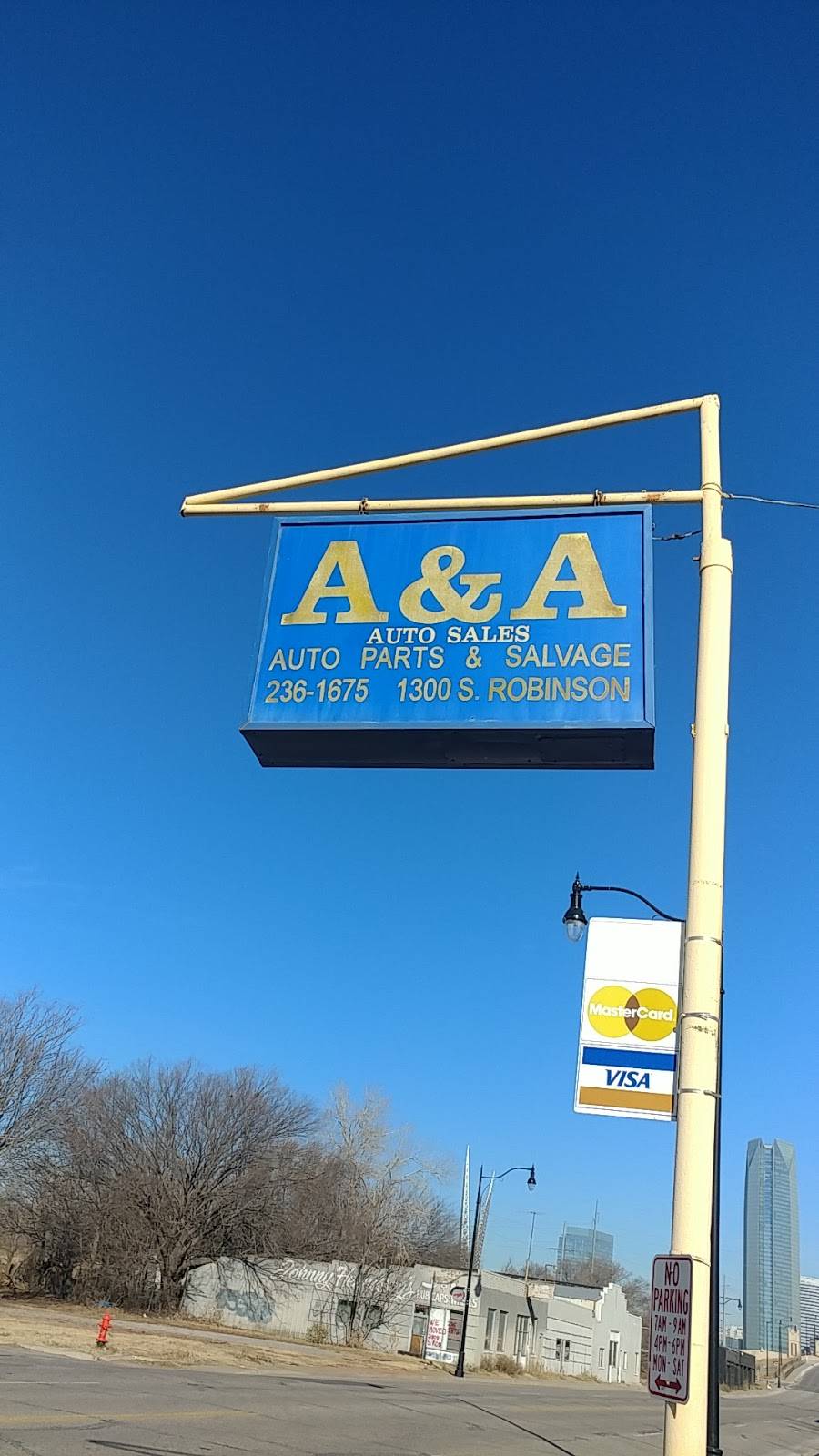 A & A Auto Parts & Salvage | 1300 S Robinson Ave, Oklahoma City, OK 73109, USA | Phone: (405) 236-1675