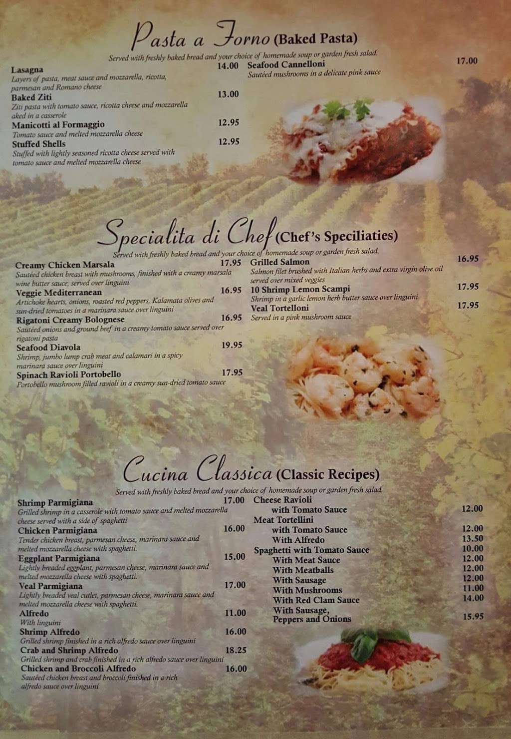 Ciao Bella Italian | 6418 Chambersburg Rd, Fayetteville, PA 17222, USA | Phone: (717) 352-3998