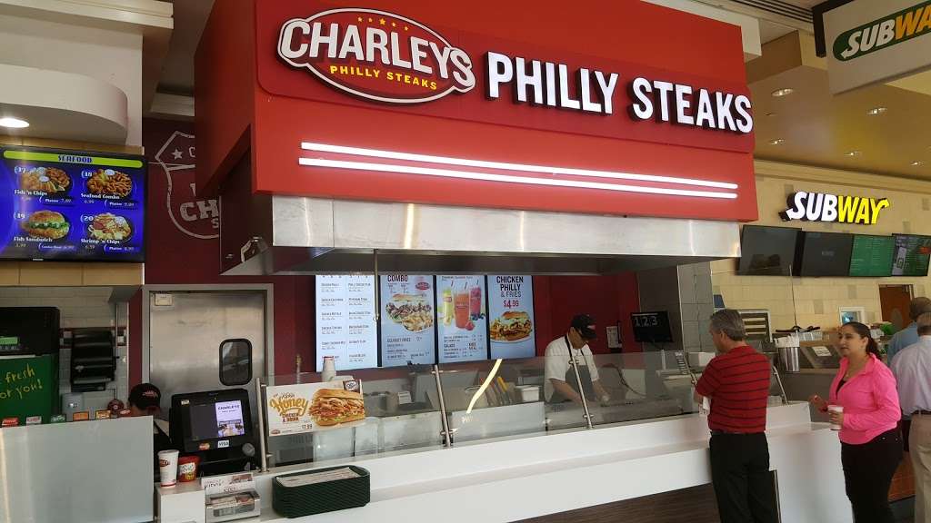 Charleys Philly Steaks | 150 Quaker Bridge Mall Spc FC-08, Lawrence Township, NJ 08648, USA | Phone: (609) 799-0073