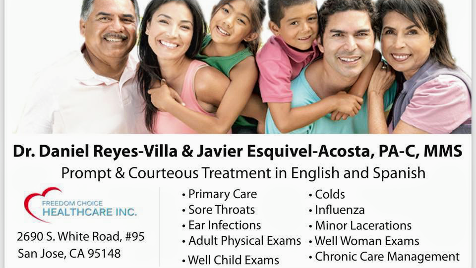 Freedom Choice Clinic | 2690 S White Rd Suite#95, San Jose, CA 95148, USA | Phone: (408) 223-8080