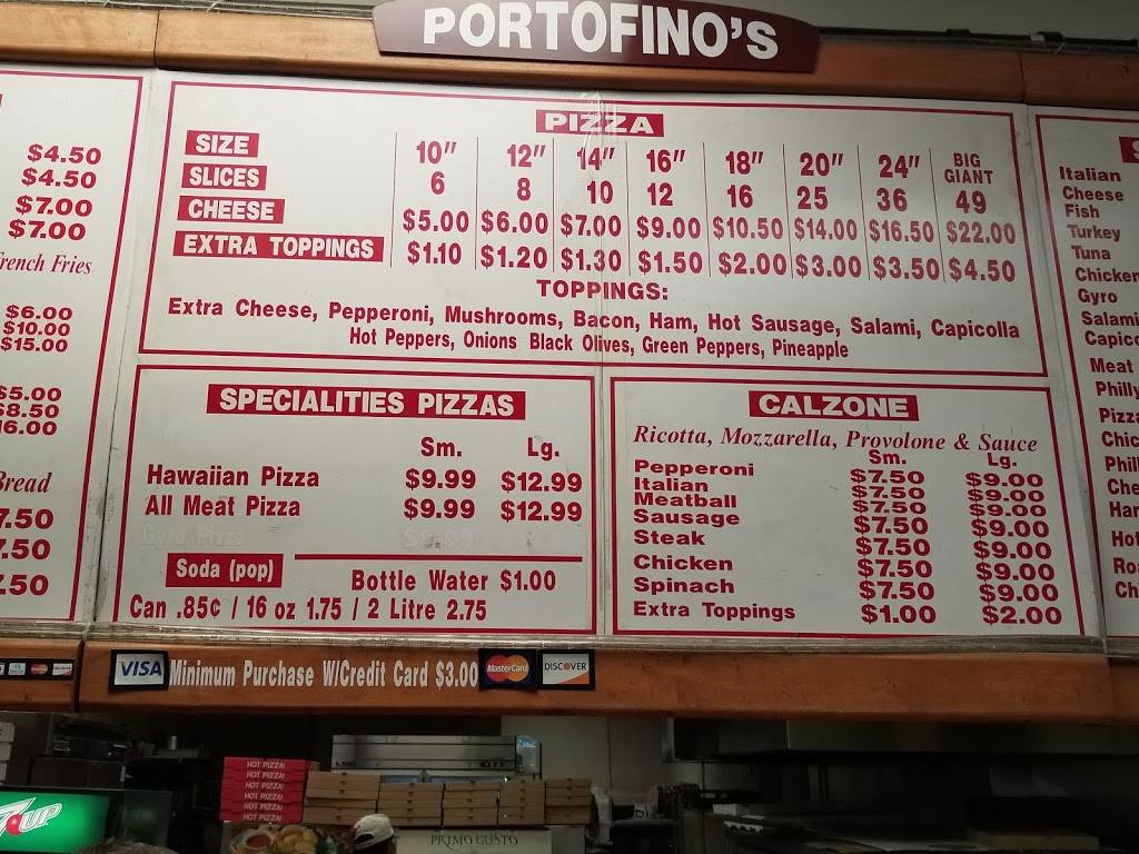 Portofinos Pizza | 1497 N High St, Columbus, OH 43201, USA | Phone: (614) 294-2949