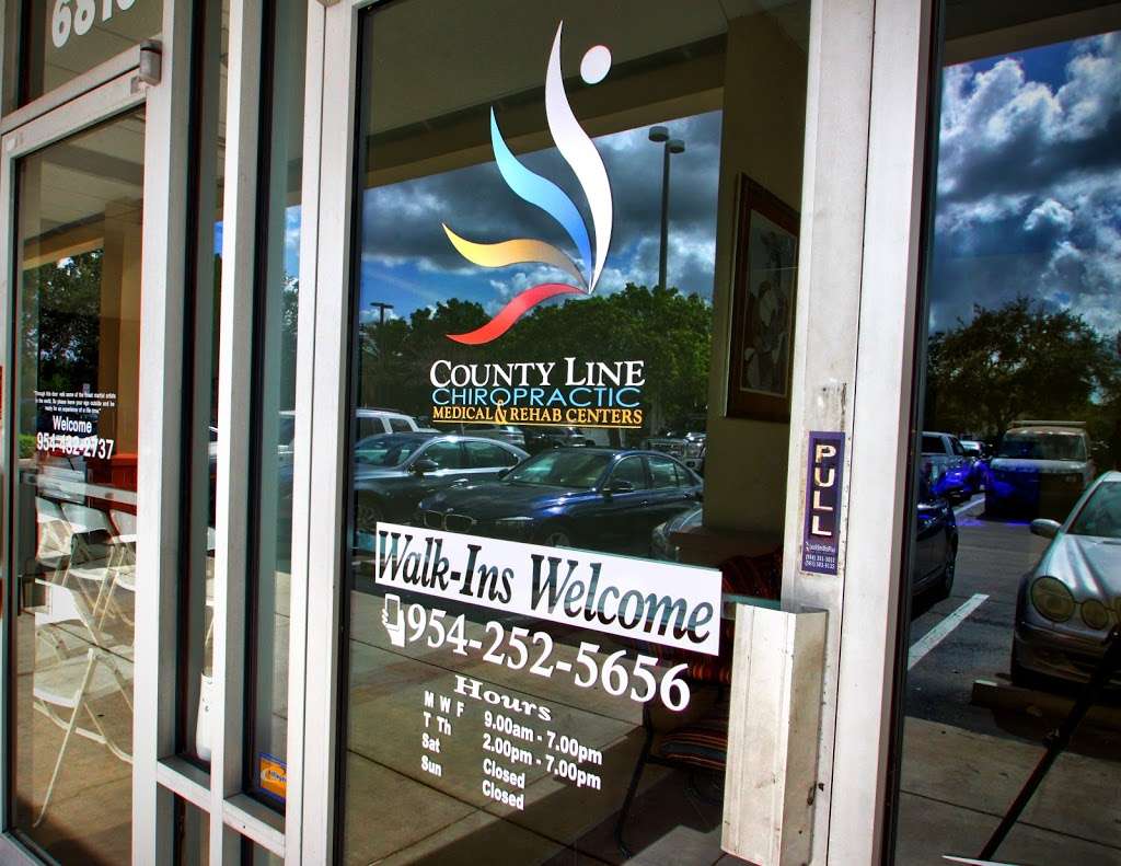 County Line Chiropractic Medical & Rehab | 6820 Dykes Rd, Southwest Ranches, FL 33331, USA | Phone: (954) 252-5656