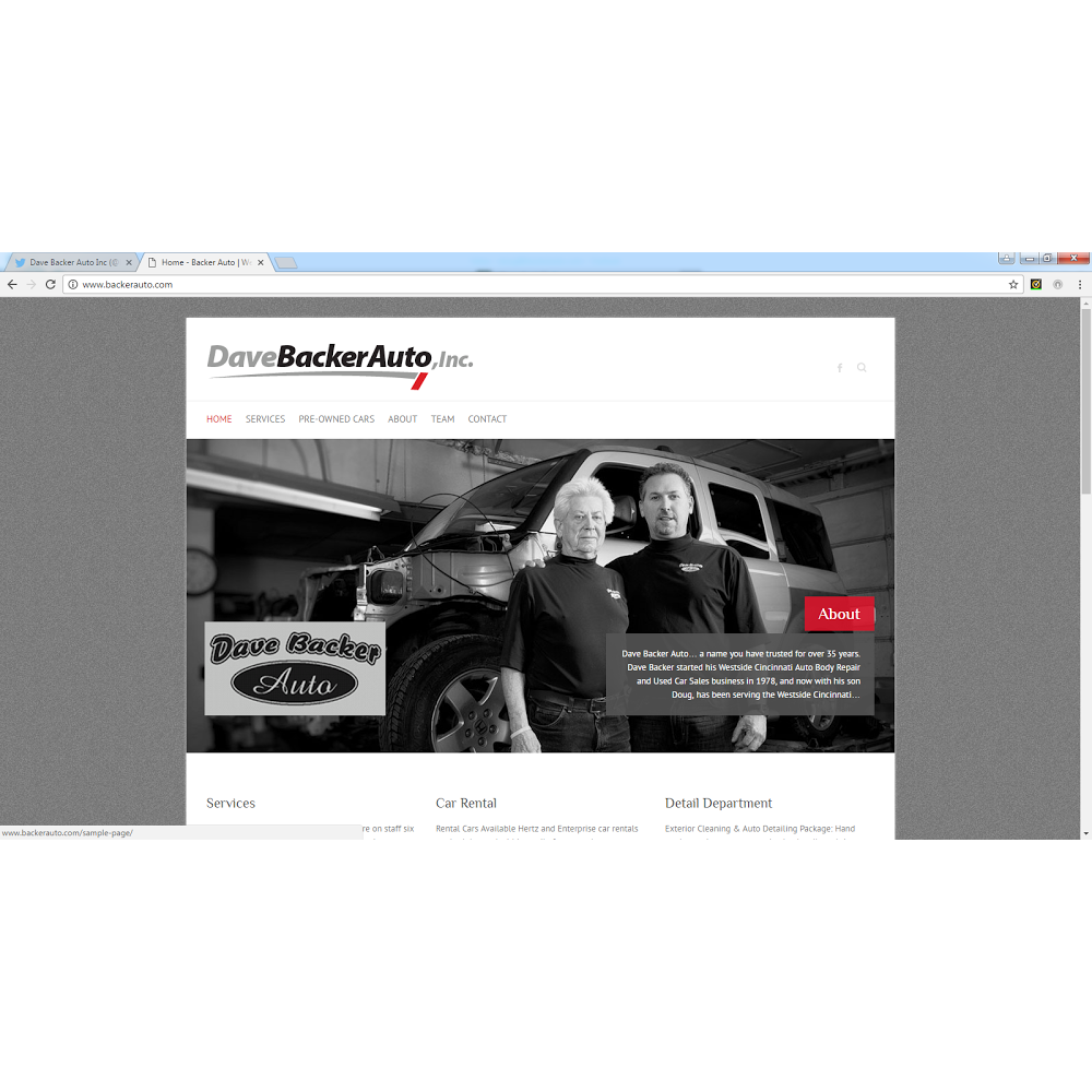 Dave Backer Auto Body Inc. | 6500 Glenway Ave # 8, Cincinnati, OH 45211, USA | Phone: (513) 661-7500